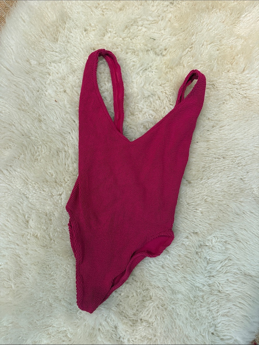 Youswim Fuchsia Textured One-Piece Bodysuit